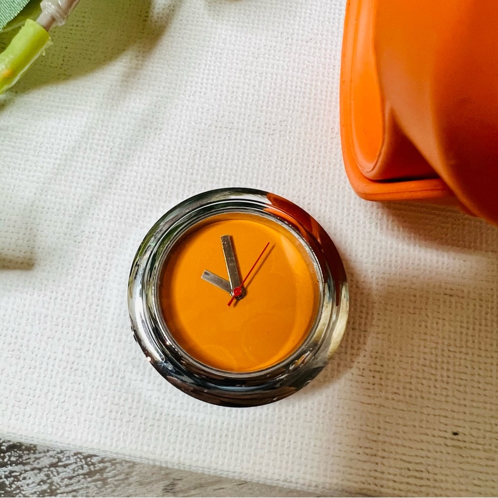 Neon Orange Slap Wrist Watch - Picture 9 of 12